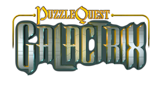 Puzzle Quest: Galactrix title screen for Nintendo DS